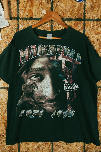 Vintage 90s Tupac Makaveli Rap T-Shirt