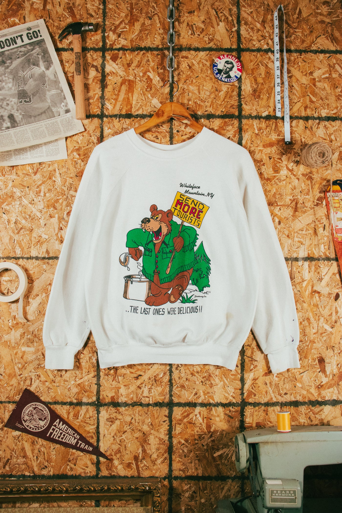 Vintage 80s Whiteface Mountain Tourists Crewneck