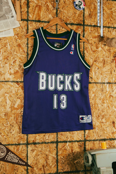 Vintage 90s Glenn Robinson Milwaukee Bucks Champion Jersey