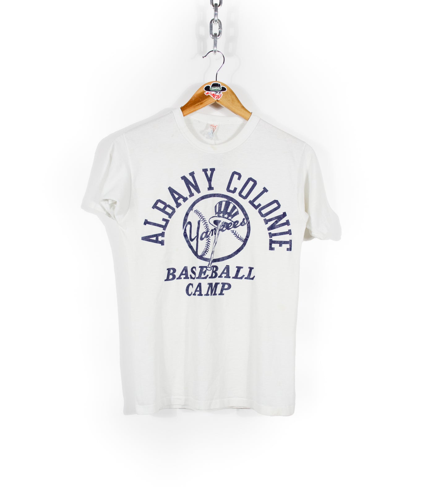 Vintage 80's Albany Colonie Baseball Camp T-Shirt