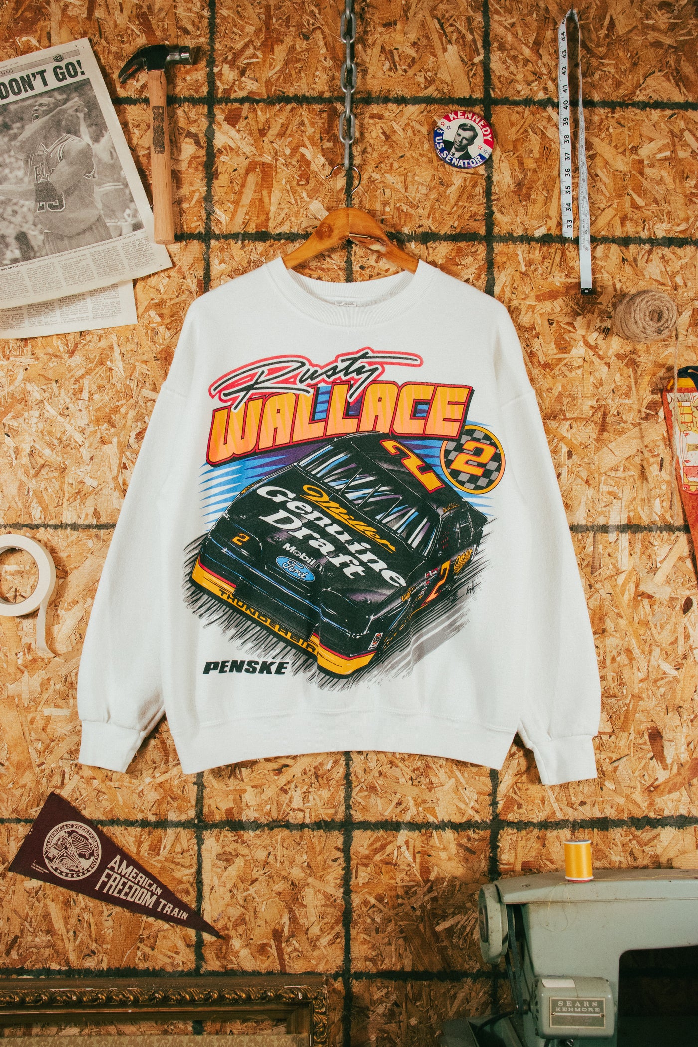 Vintage 90s Rusty Wallace Racing Crewneck