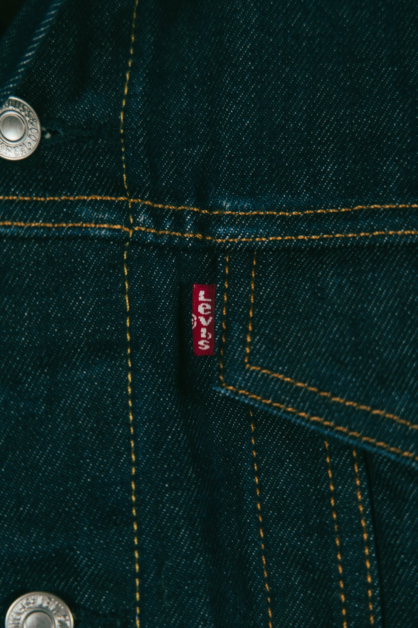 2000s Dark Wash Levi’s Denim Jacket