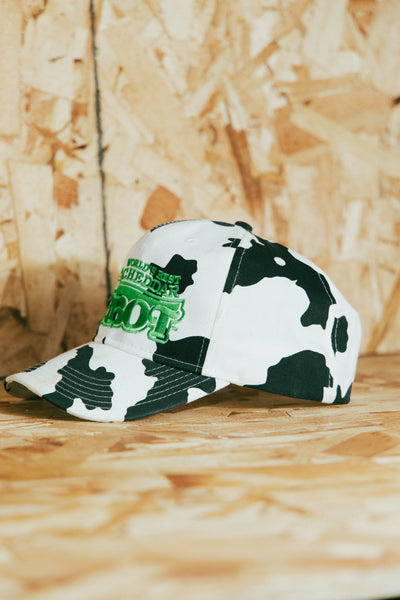Vintage Cabot Cheese Cow Print Snapback