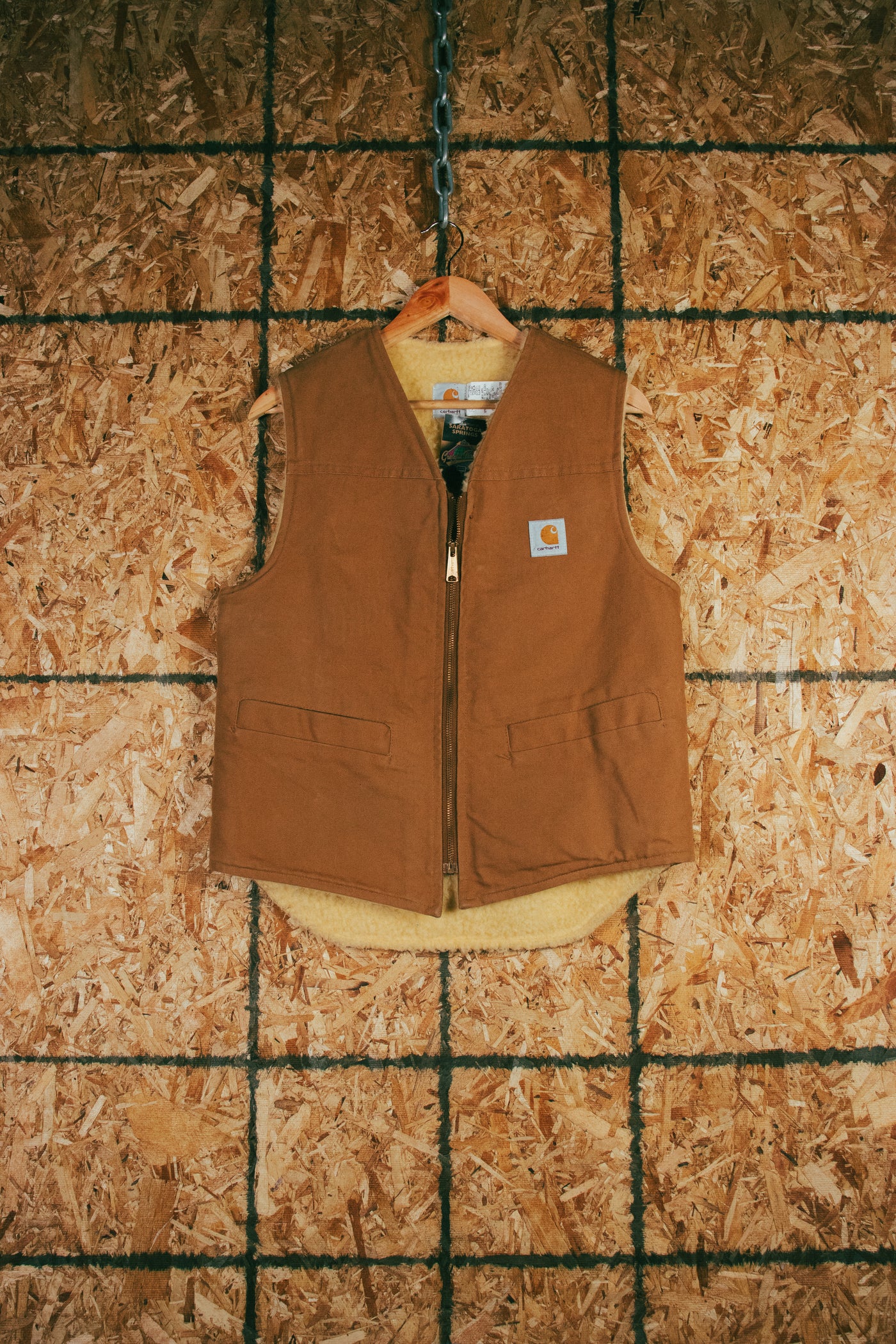 Vintage 90s Carhartt Sherpa Lined Vest