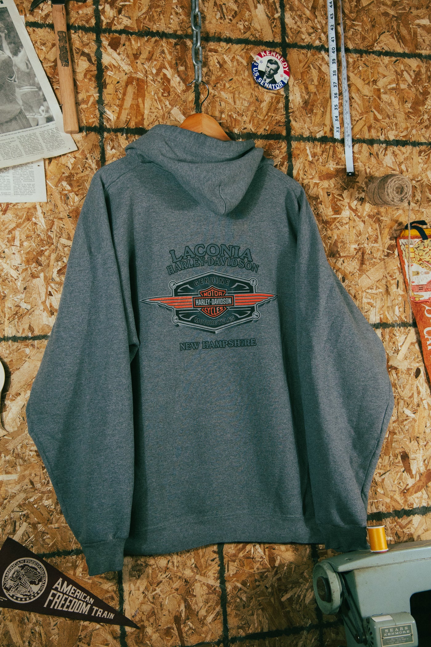 Vintage Harley Davidson Zip Up Hoodie