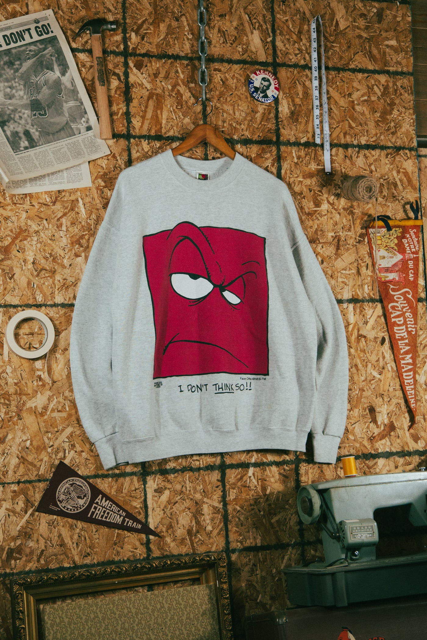 Vintage 1996 ‘I Don’t Think So’ Art Crewneck