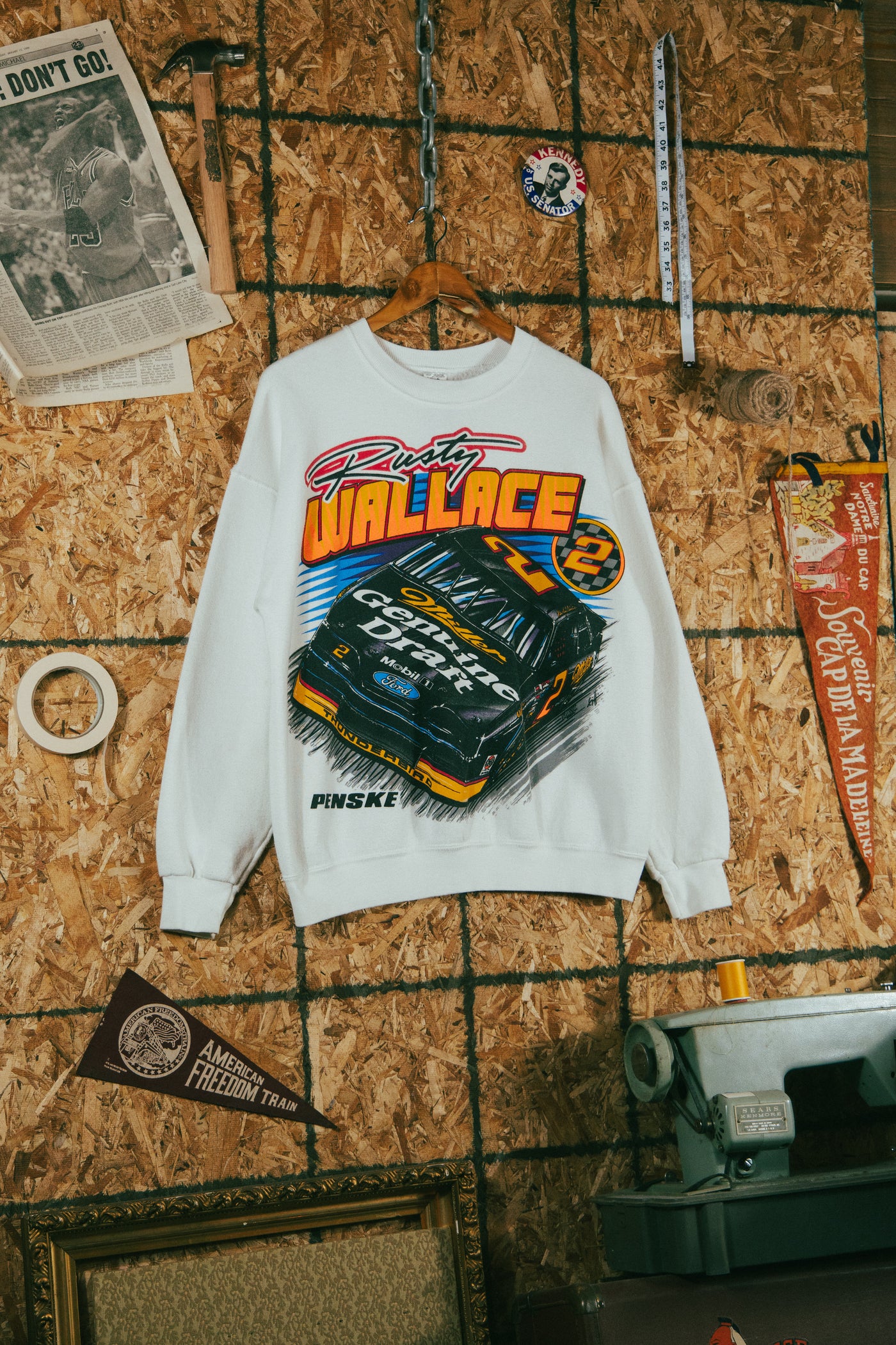 Vintage 90s Rusty Wallace Racing Crewneck