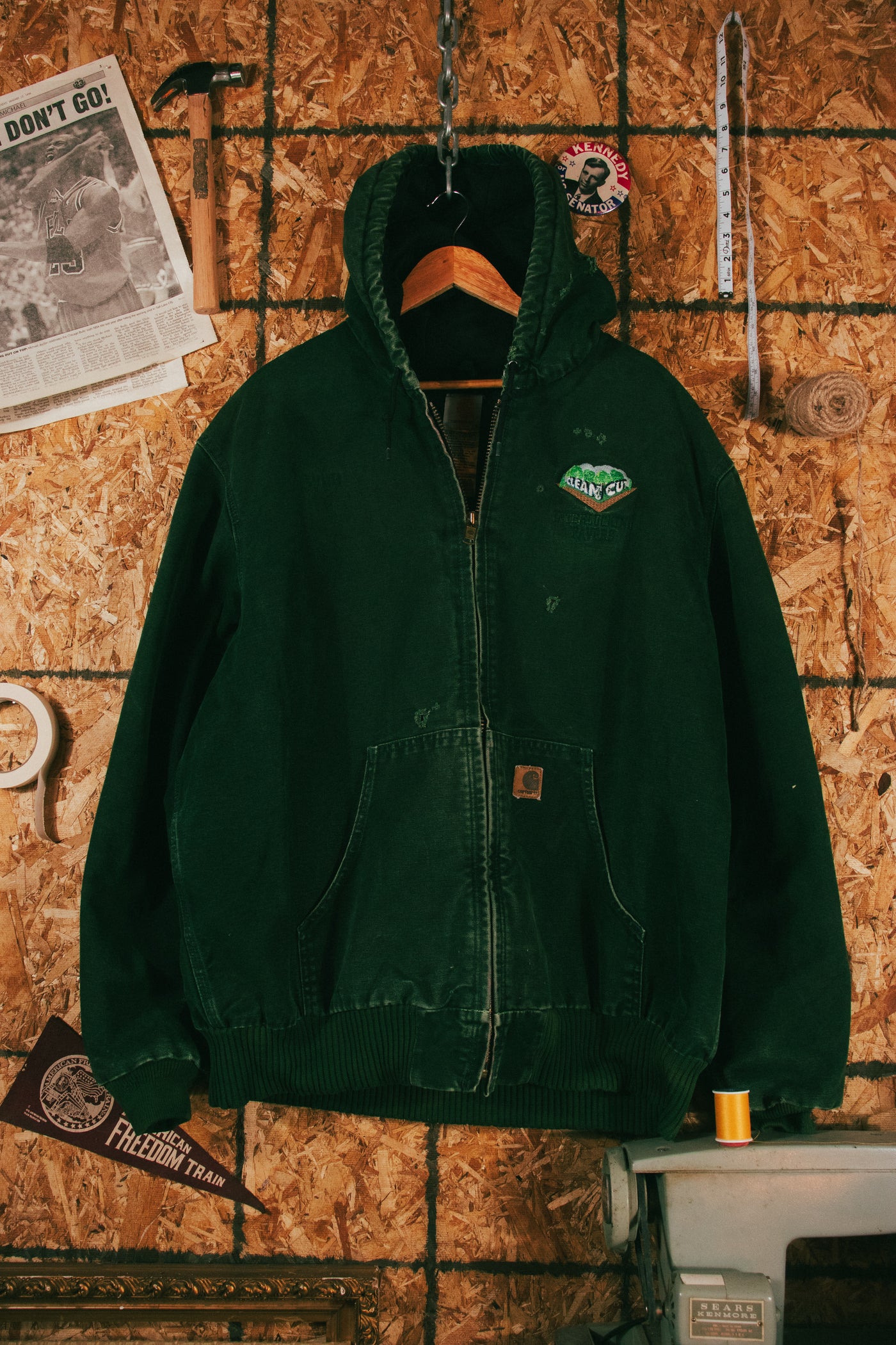 Vintage Carhartt Hooded Jacket Forest Green – Grateful Threads