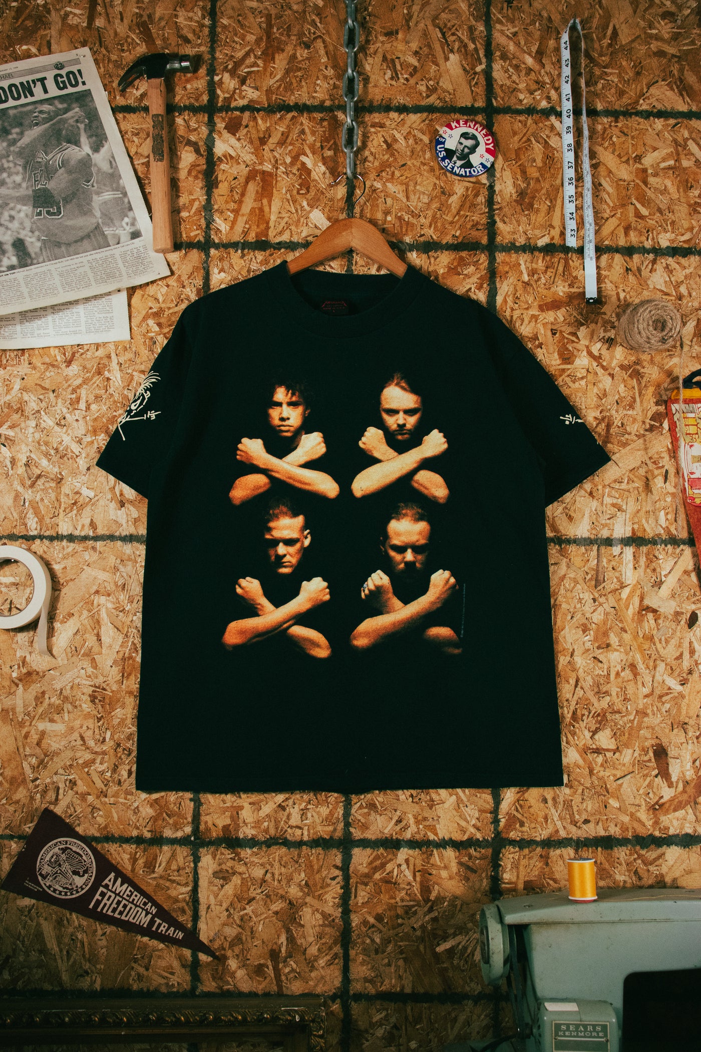 Vintage 1992 ‘Birth, School, Metallica, Death’ T-Shirt