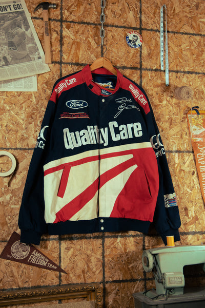 Vintage 90s Jeff Hamilton Dale Jarrett Racing Jacket