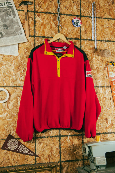 Vintage 90s Marlboro Snap Fleece