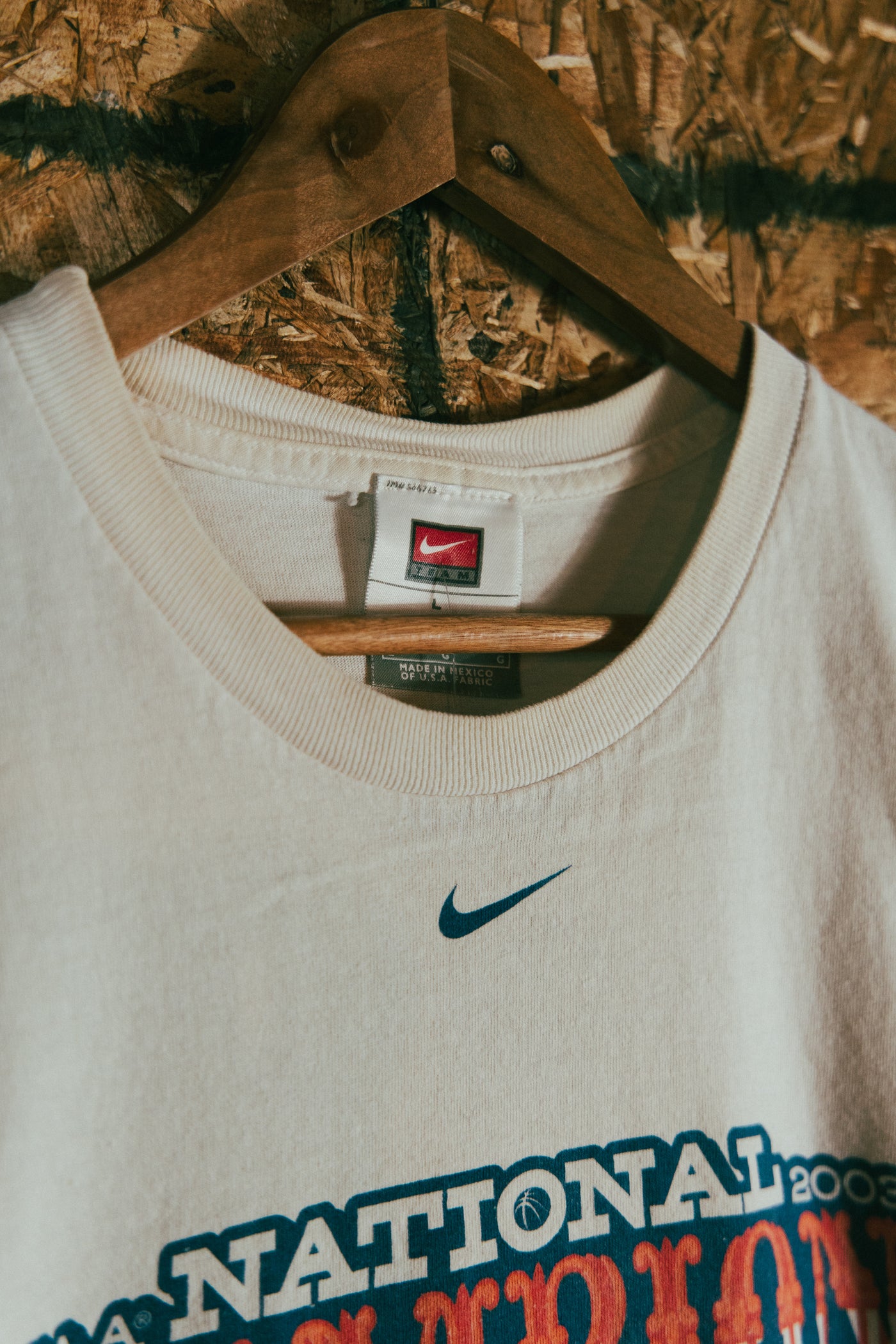 Vintage 2003 Syracuse Basketball Nike National Champs T-Shirt