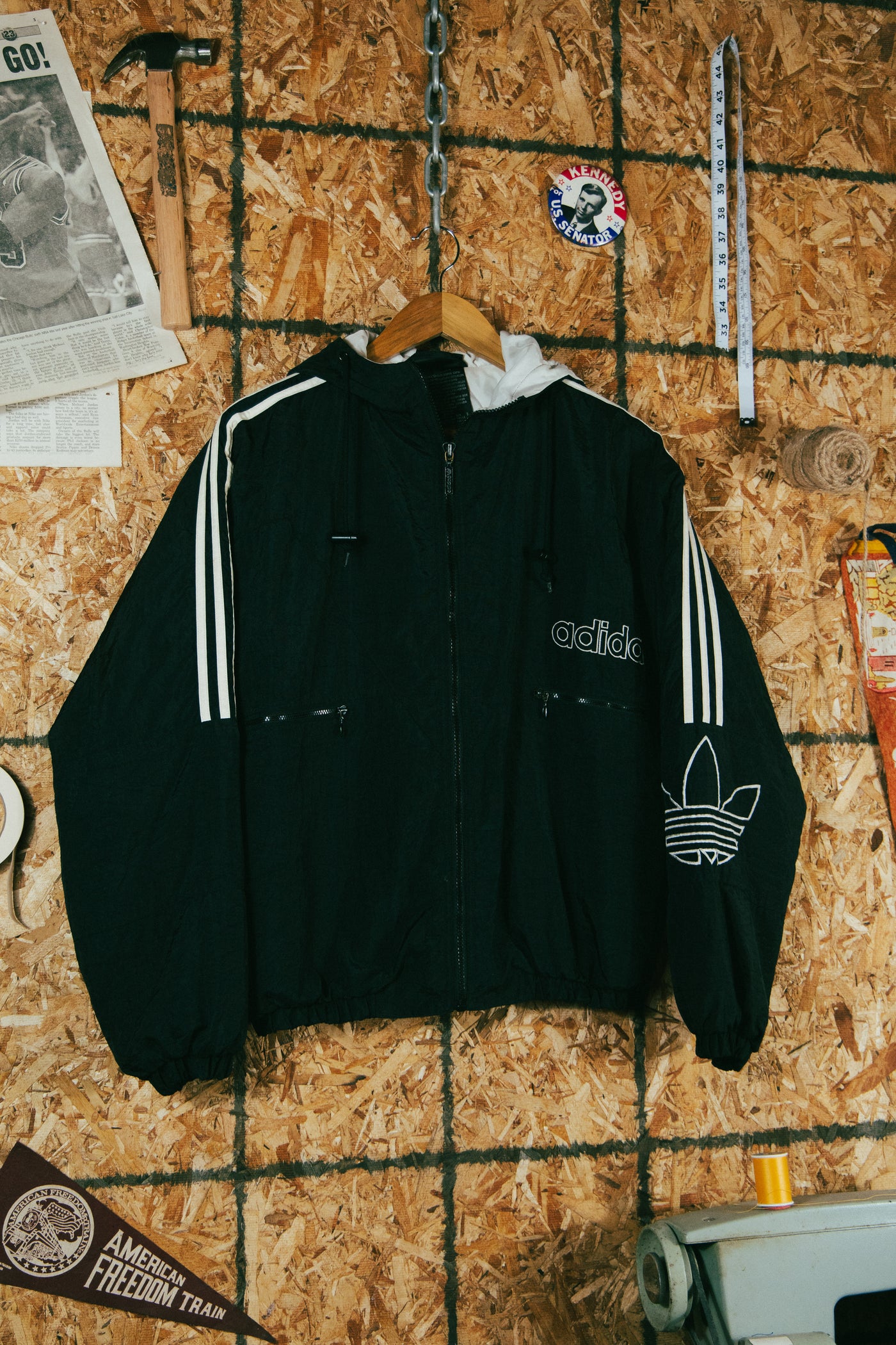 Vintage 90s Adidas Quilted Jacket