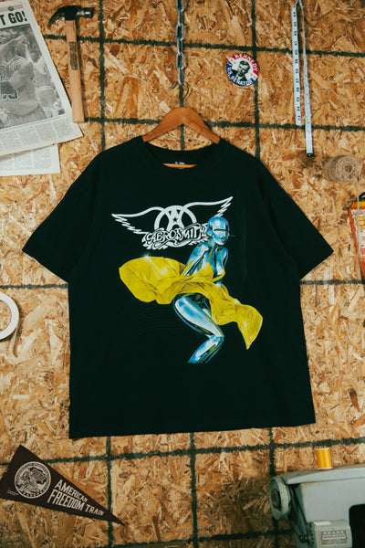 Vintage 2001 Aerosmith Just Press Play Tour T-Shirt