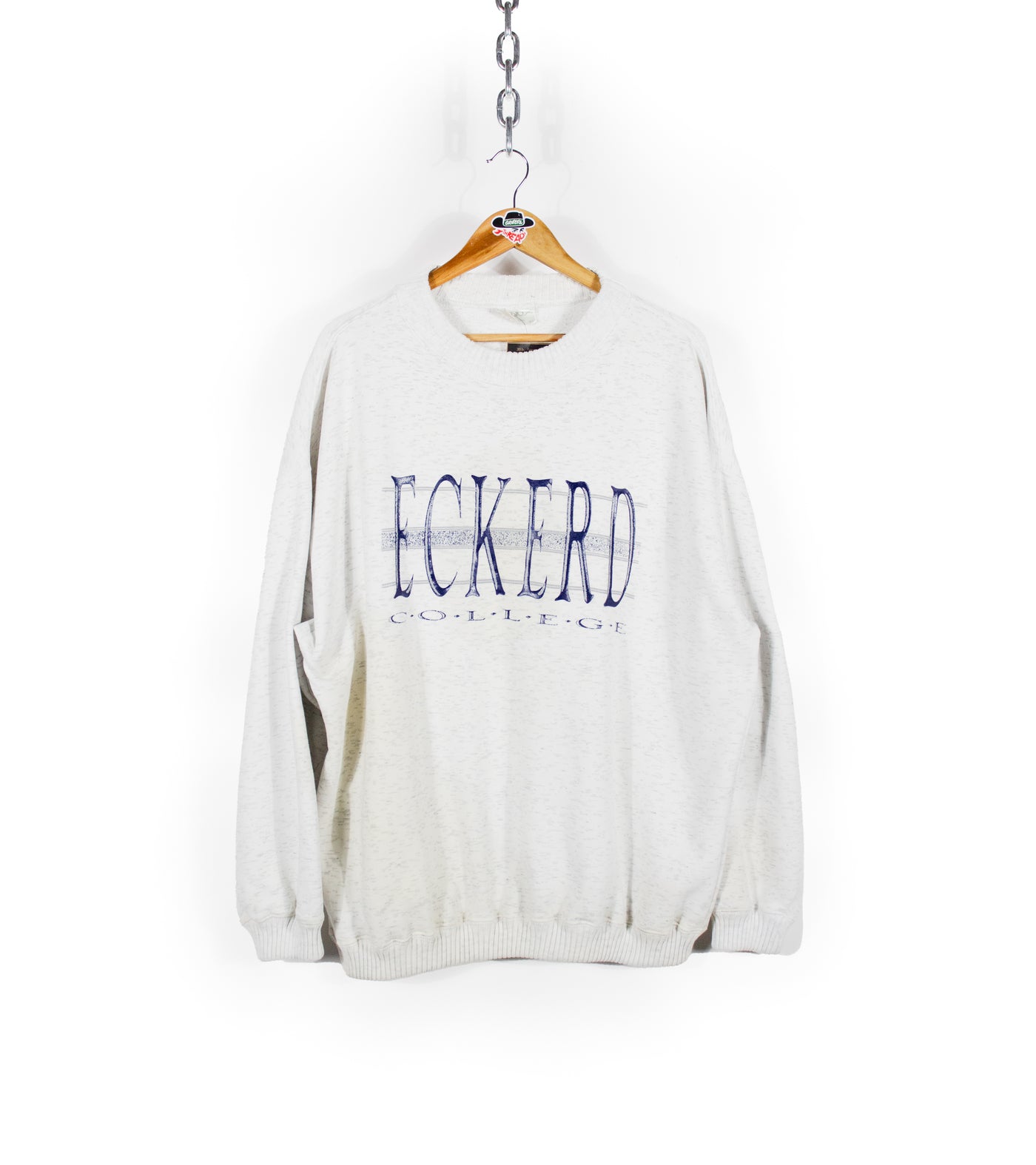 Vintage 90s Eckard College Spellout Crewneck