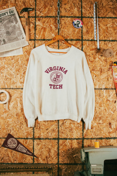 Vintage 70s Virginia Tech Crewneck