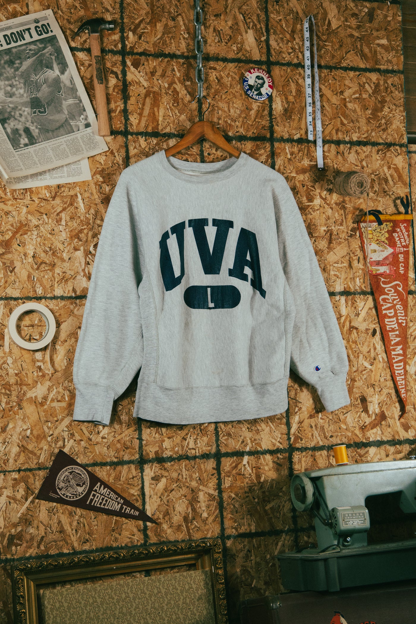 Vintage 80s University of Virginia Champion Reverse Weave Crewneck