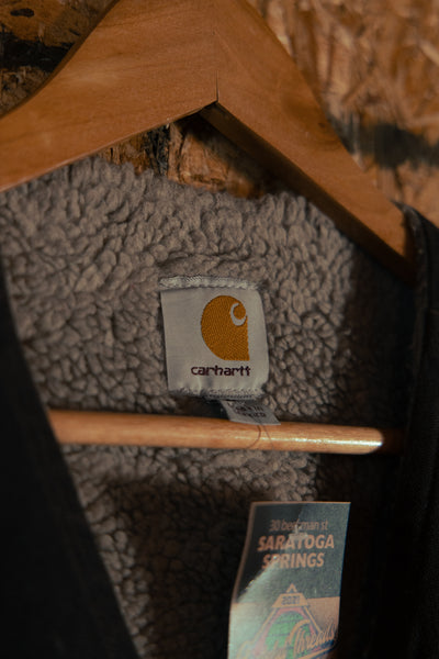 2000s Carhartt Sherpa Lined Vest - Brown