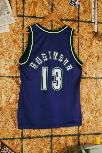Vintage 90s Glenn Robinson Milwaukee Bucks Champion Jersey