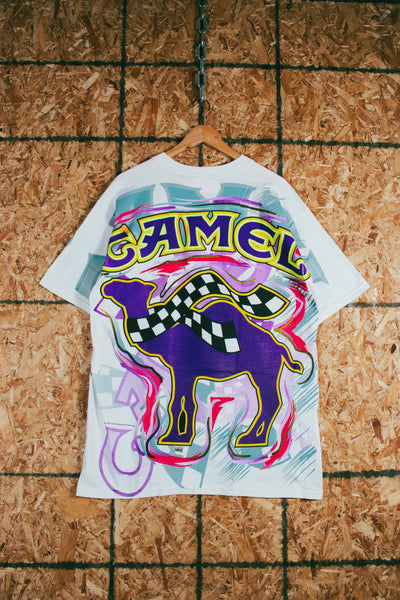 Vintage 1997 Camel Racing All Over Print T-Shirt