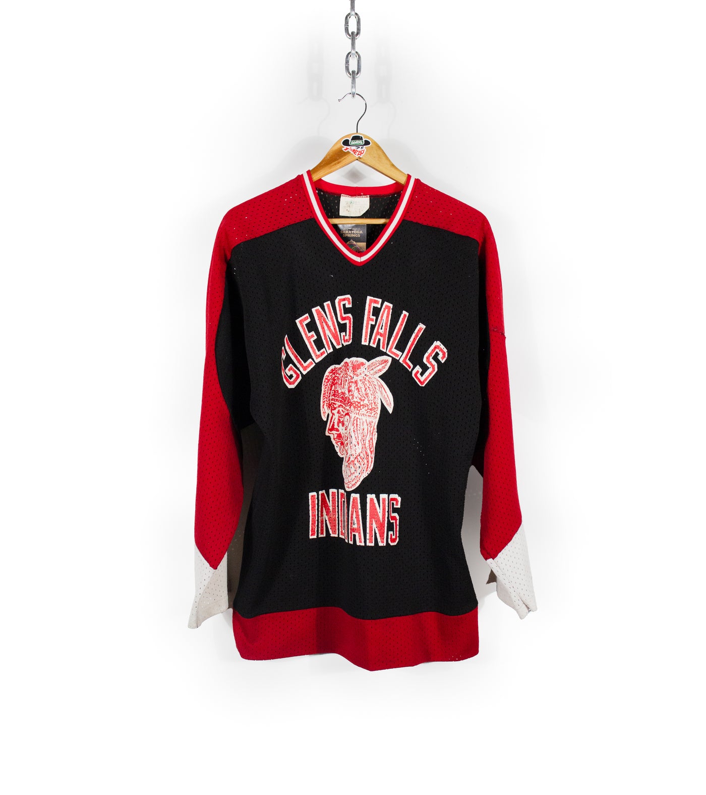 Vintage 80s Glens Falls Indians Hockey Jersey