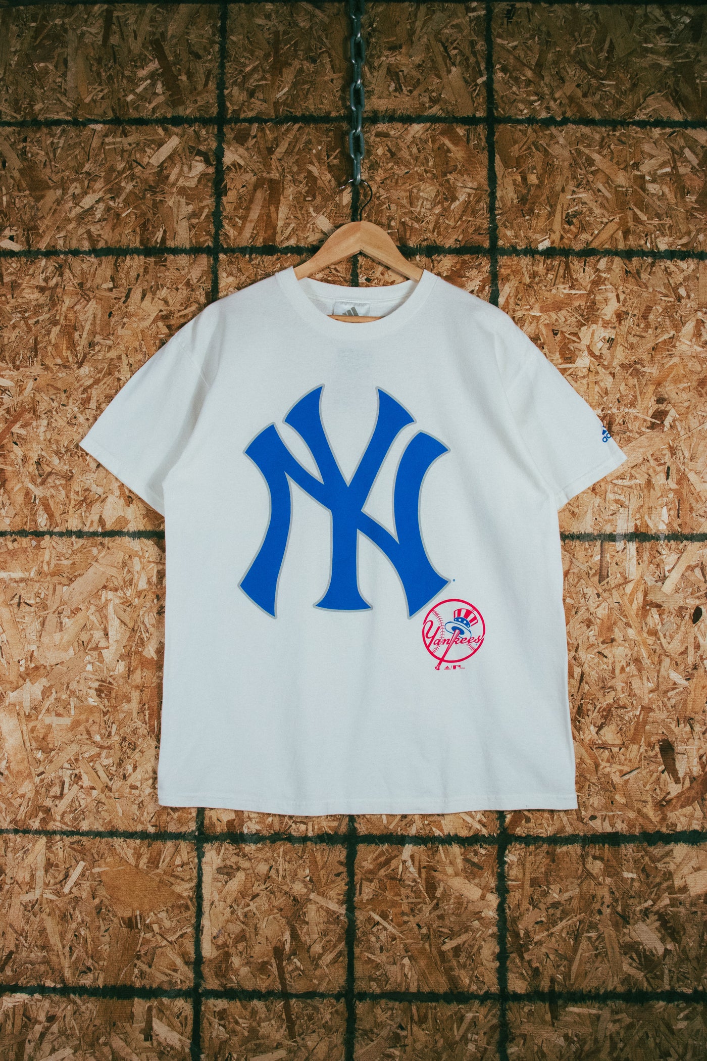 2004 New York Yankees Adidas Logo T-Shirt