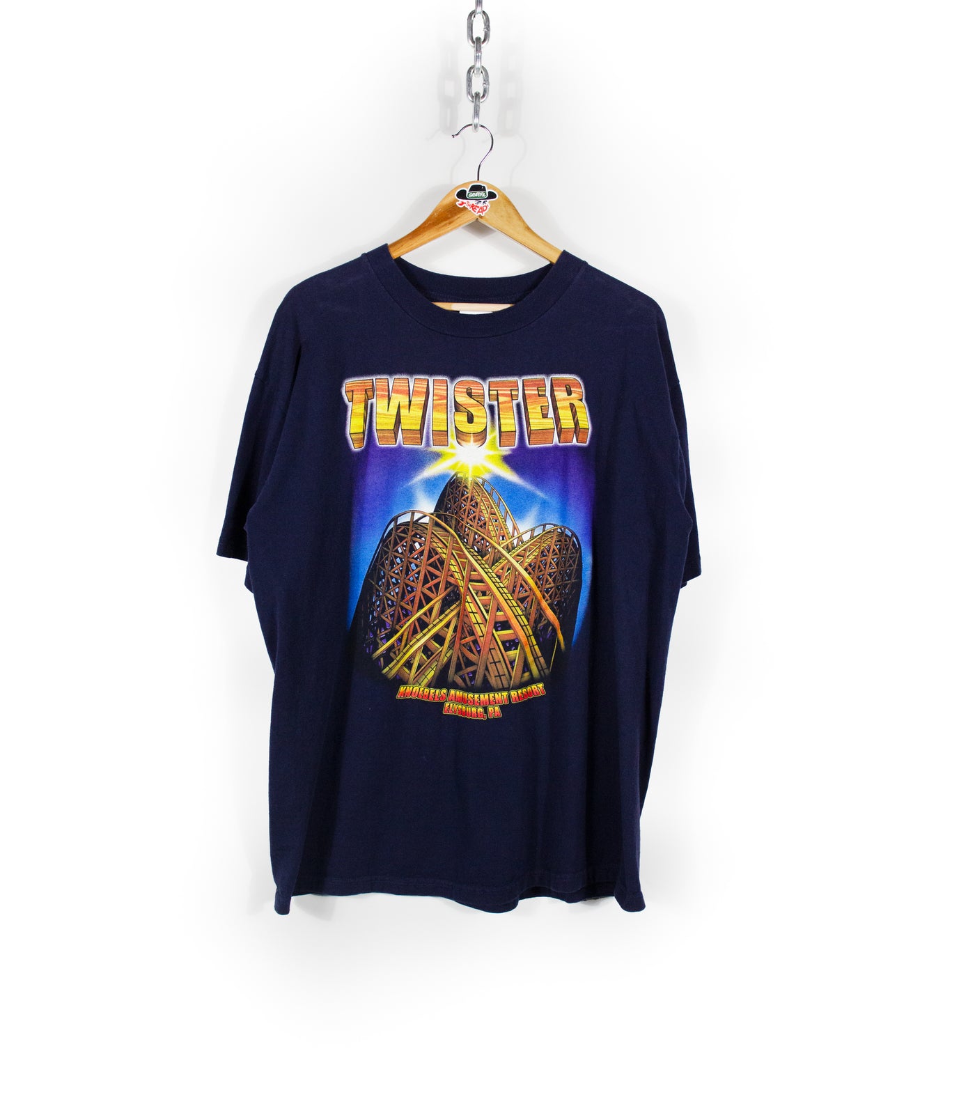 Vintage 90's Twister Roller coaster T-Shirt