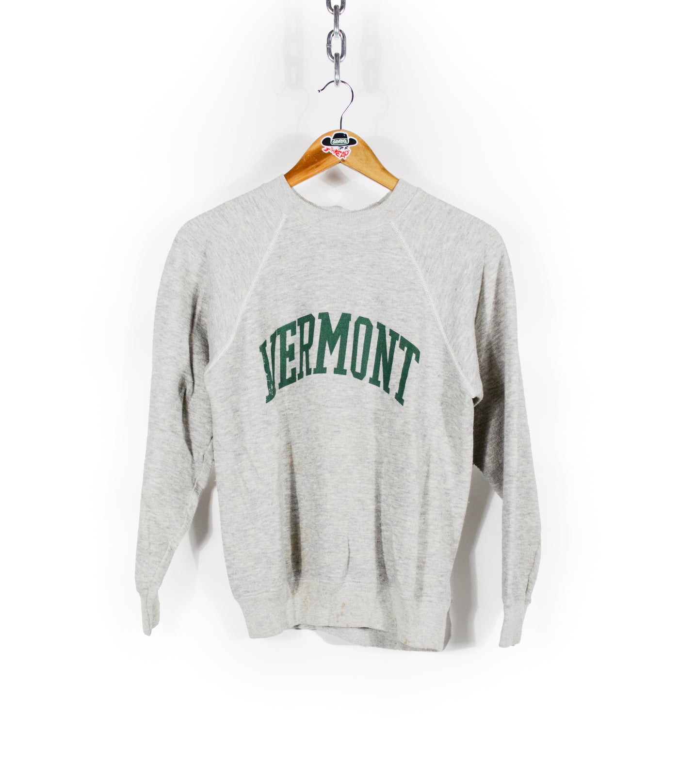 Vintage 80s University of Vermont Raglan Sweatshirt