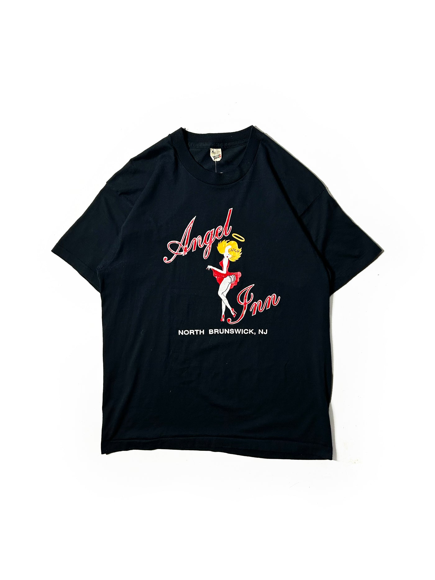 Vintage 80s Angels Inn Strip Club T-Shirt