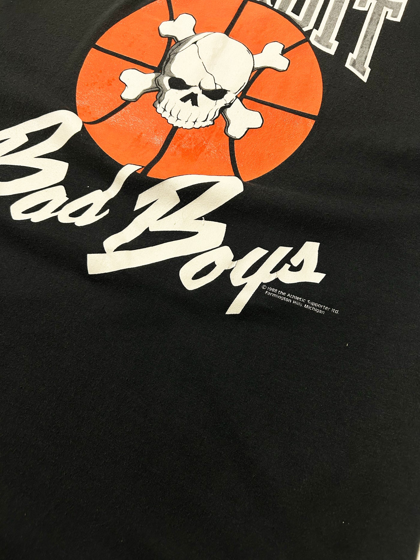 Vintage 1988 Detroit Bad Boys Pistons T-Shirt