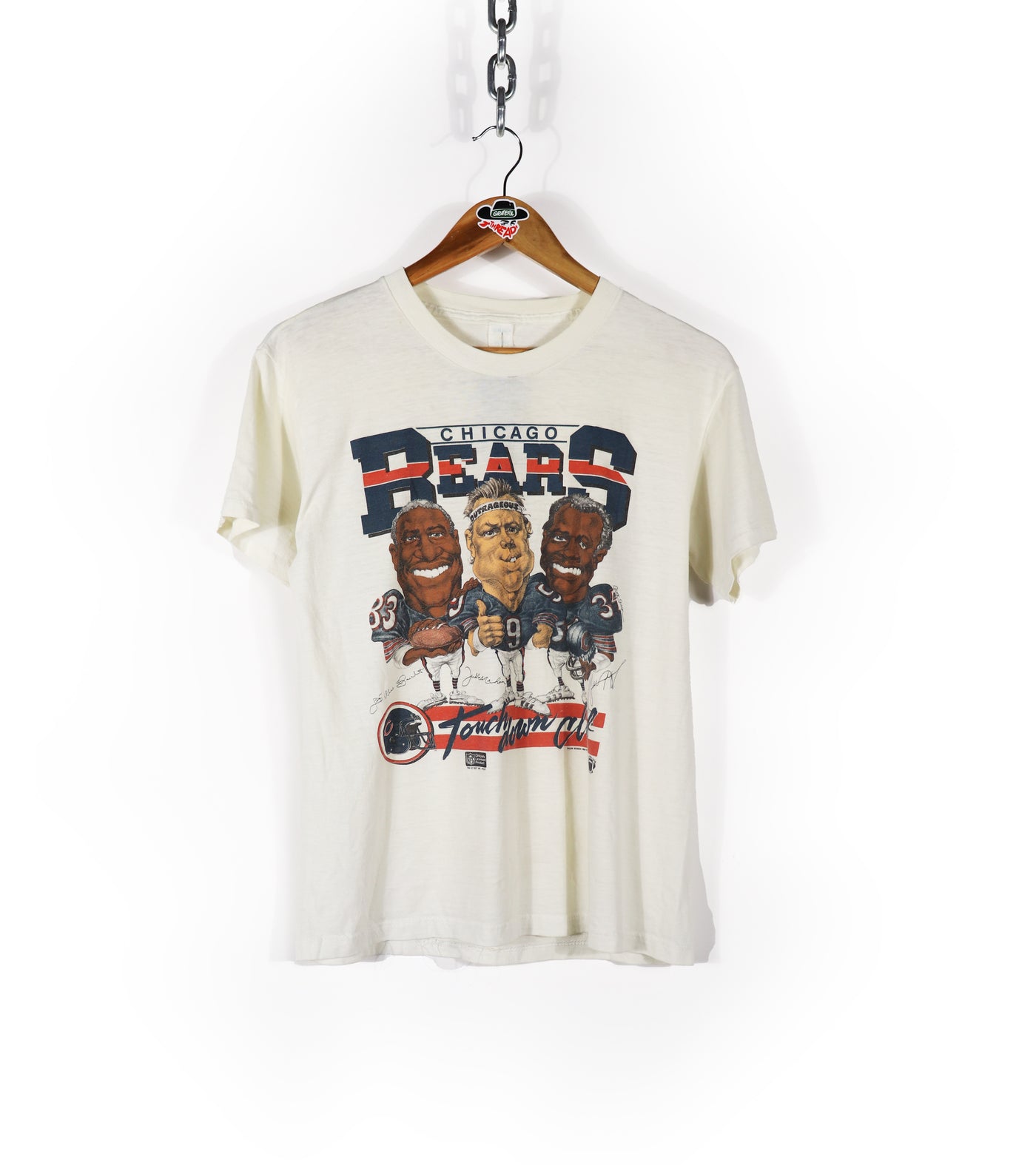 Vintage 1987 Chicago Bears Caricature T-Shirt