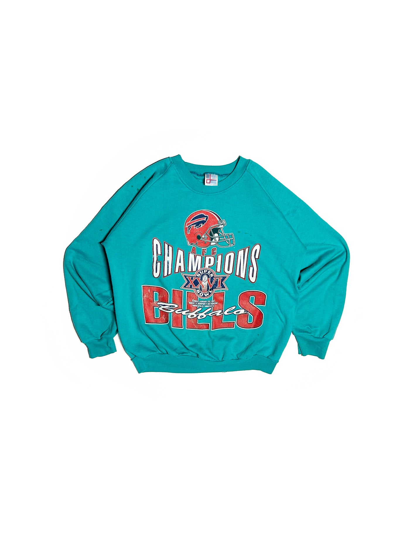 Vintage 1992 Buffalo Bills AFC Champions Crewneck