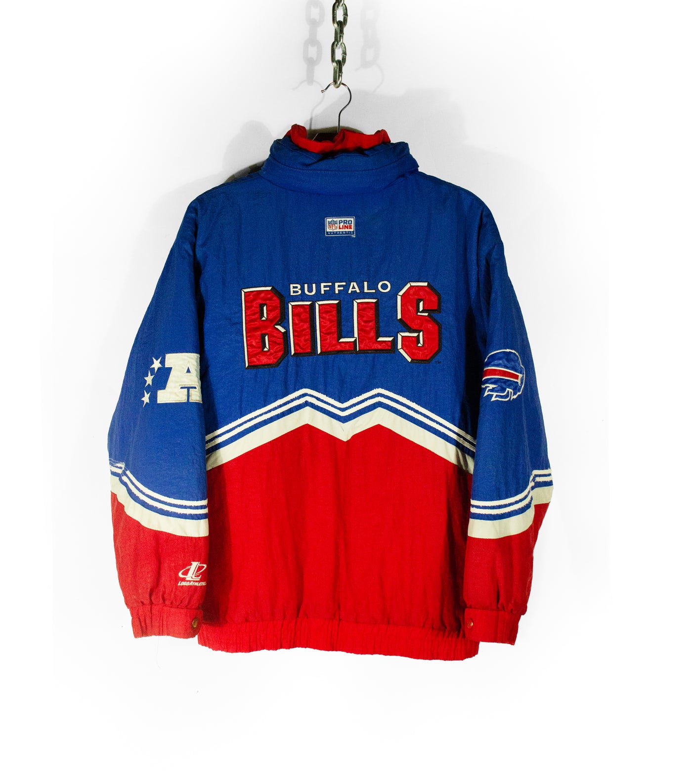 Vintage 90s Buffalo Bills Logo Athletic Puffer Jacket