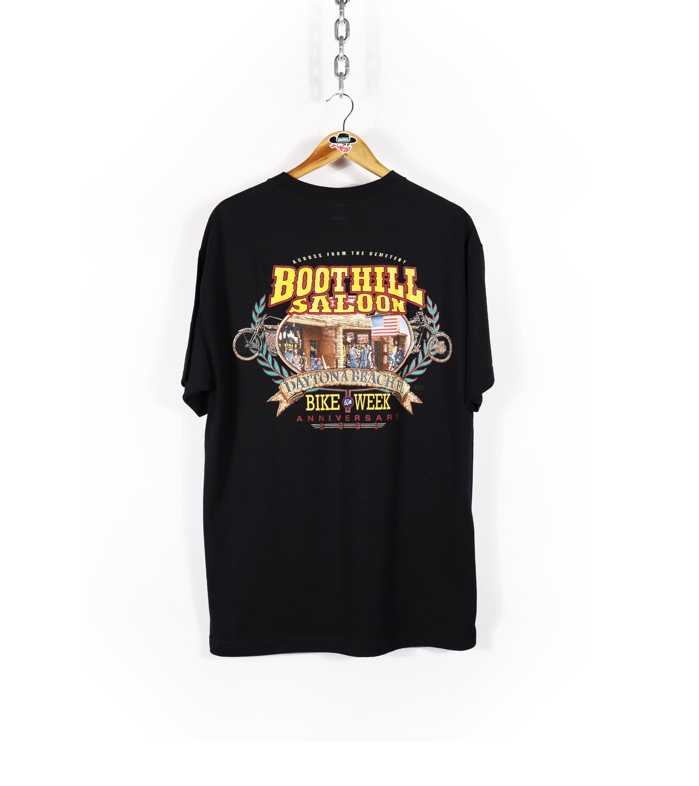 Vintage 2001 Boothill Saloon Pocket T-Shirt