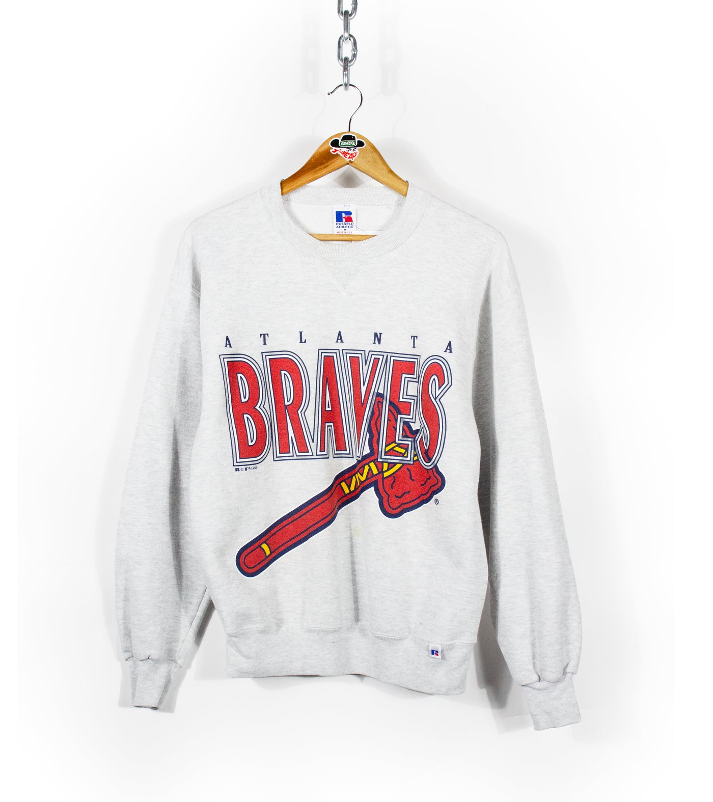 Vintage 1995 Atlanta Braves Russell Athletic Crewneck