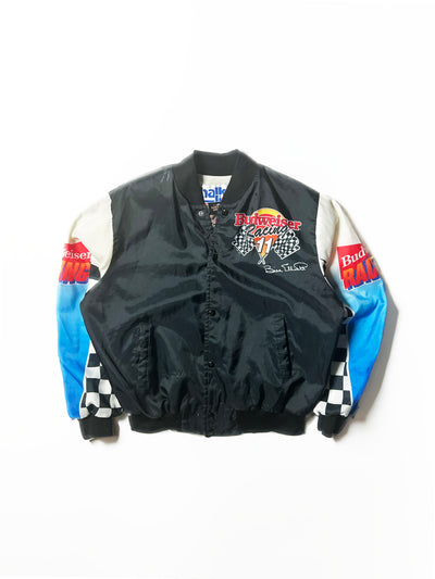 Vintage 1992 Bill Elliot Chalkline Bomber Jacket