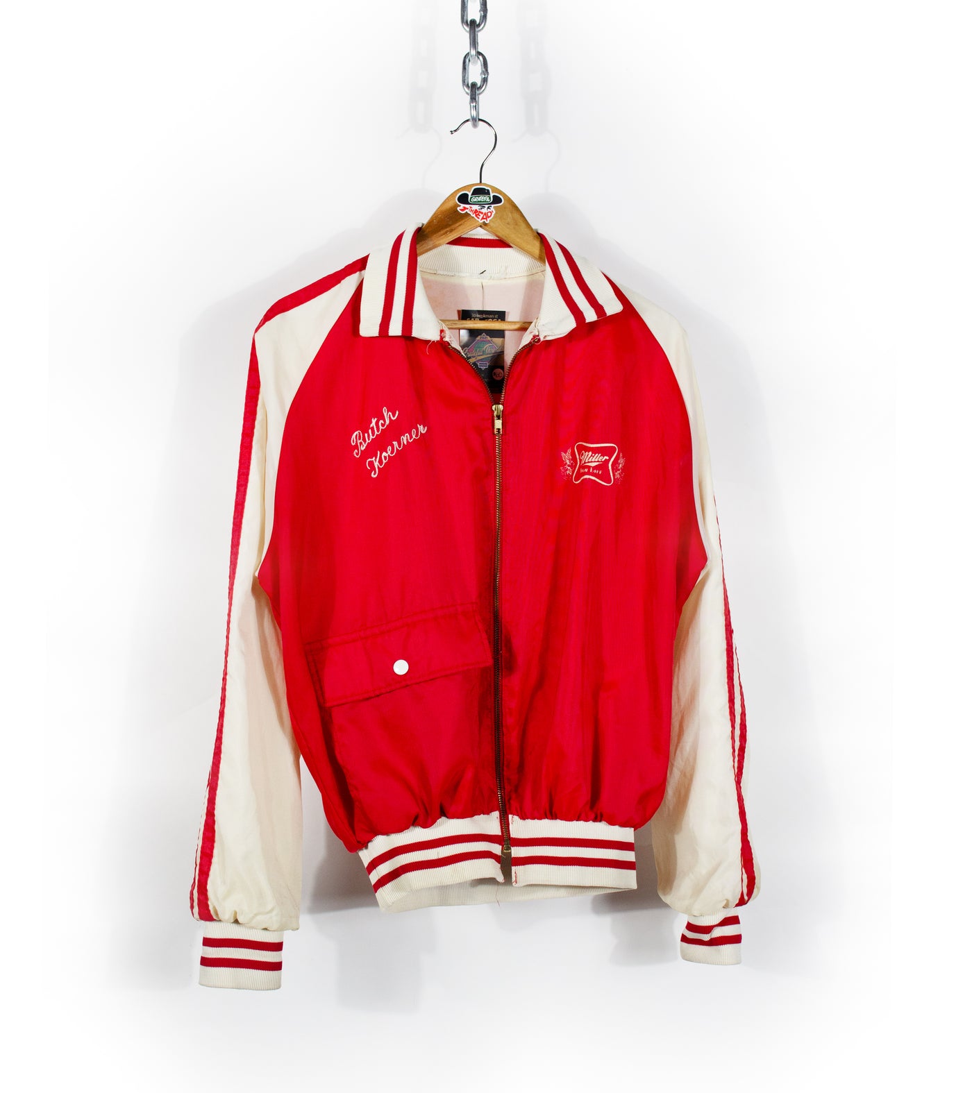 Vintage 70s Miller High Life 'Butch' Chainstitch Windbreaker