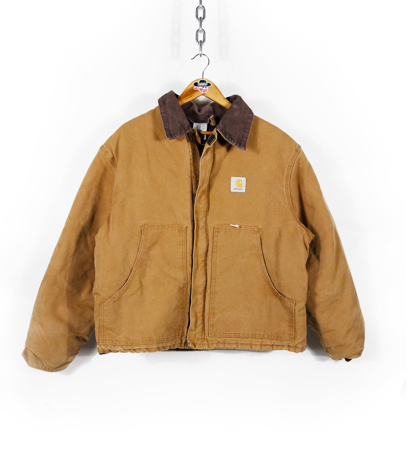 Vintage 90s Carhartt JQ186 Quilt Lined Jacket