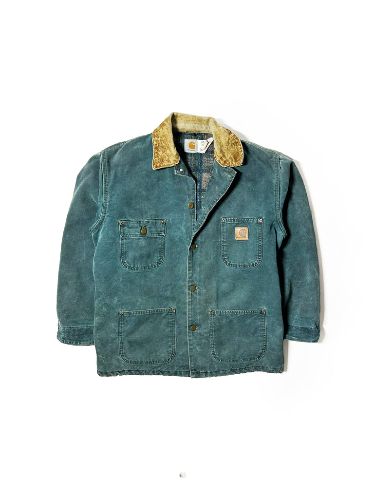 Vintage 80s Olive Carhartt Lined Chore Jacket – Grateful Threads