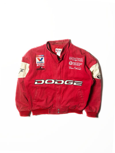 Vintage 90s Bill Elliot Dodge Racing Jacket
