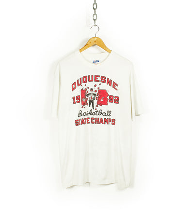 Vintage 1992 Duquense State Champions Basketball T-Shirt