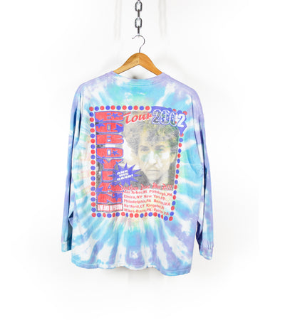 Vintage 2002 Bob Dylan Longsleeve Tie Dye Tour T-Shirt