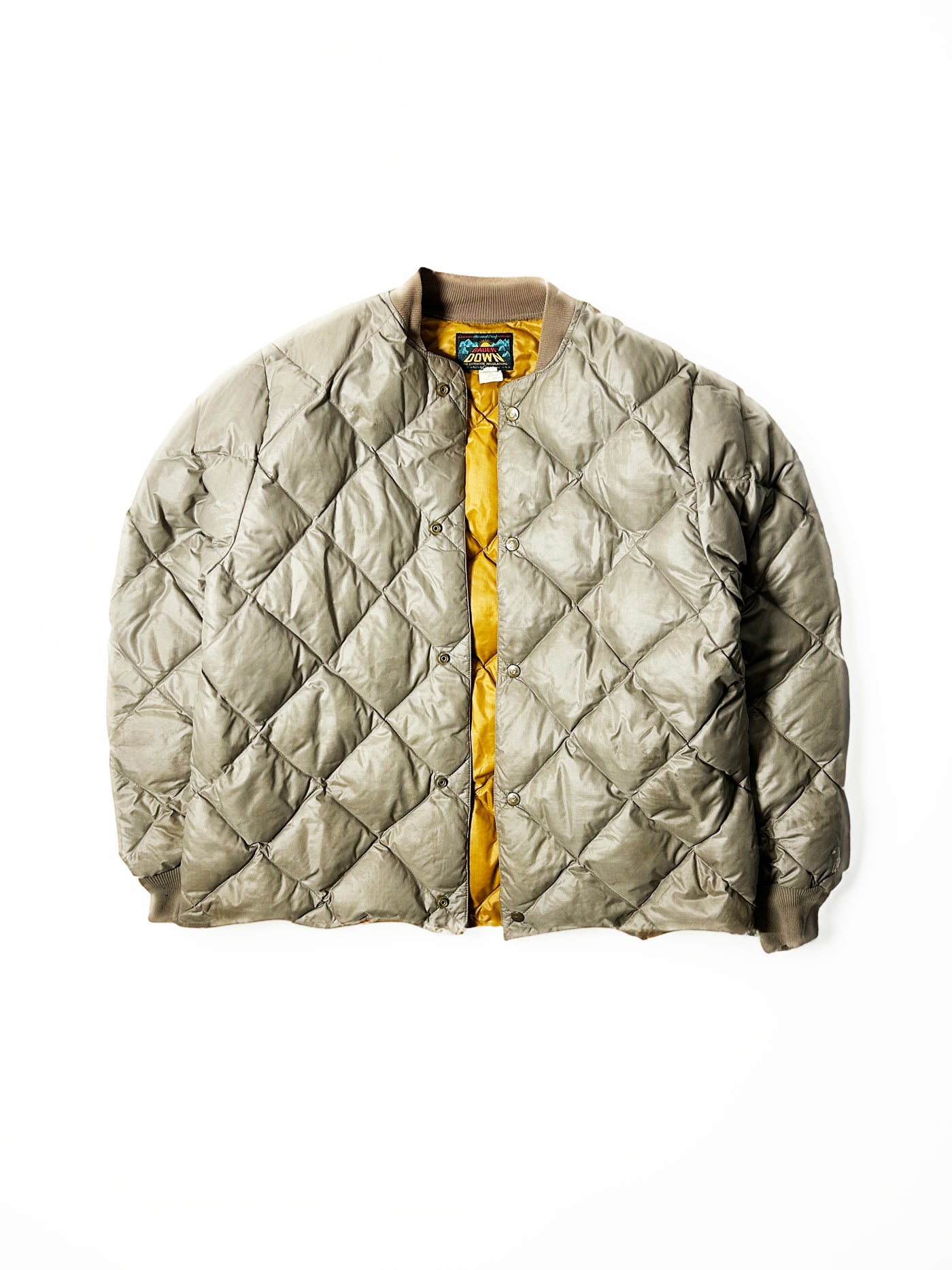 Vintage 60s Bauer Down Quilted Snap Down Jacket