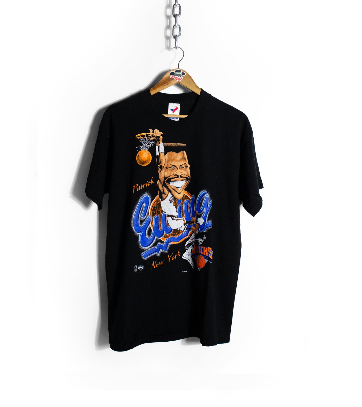 Vintage 90s Patrick Ewing NY Knicks Big Head T-Shirt