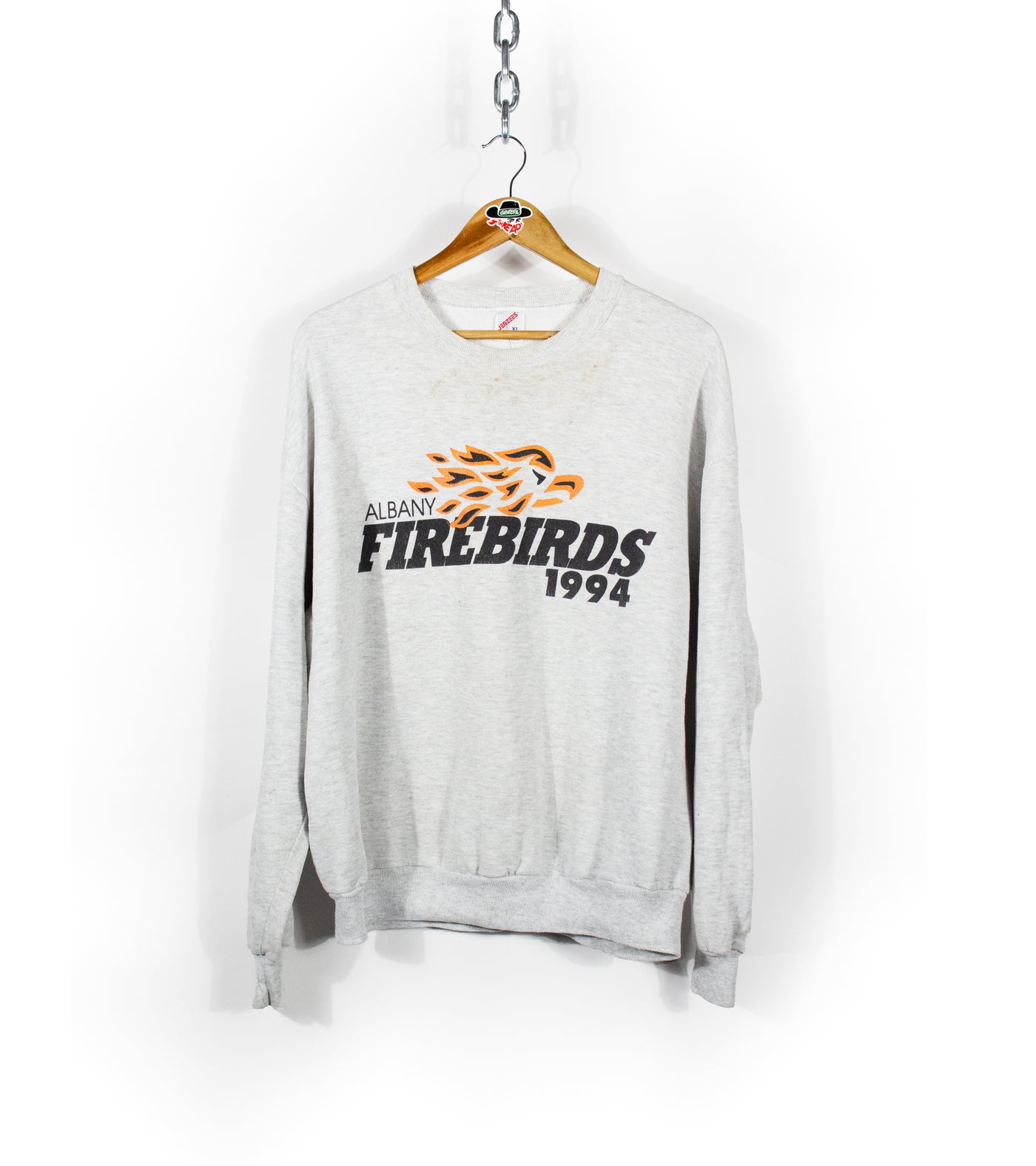 Vintage 1994 Albany Firebirds Crewneck