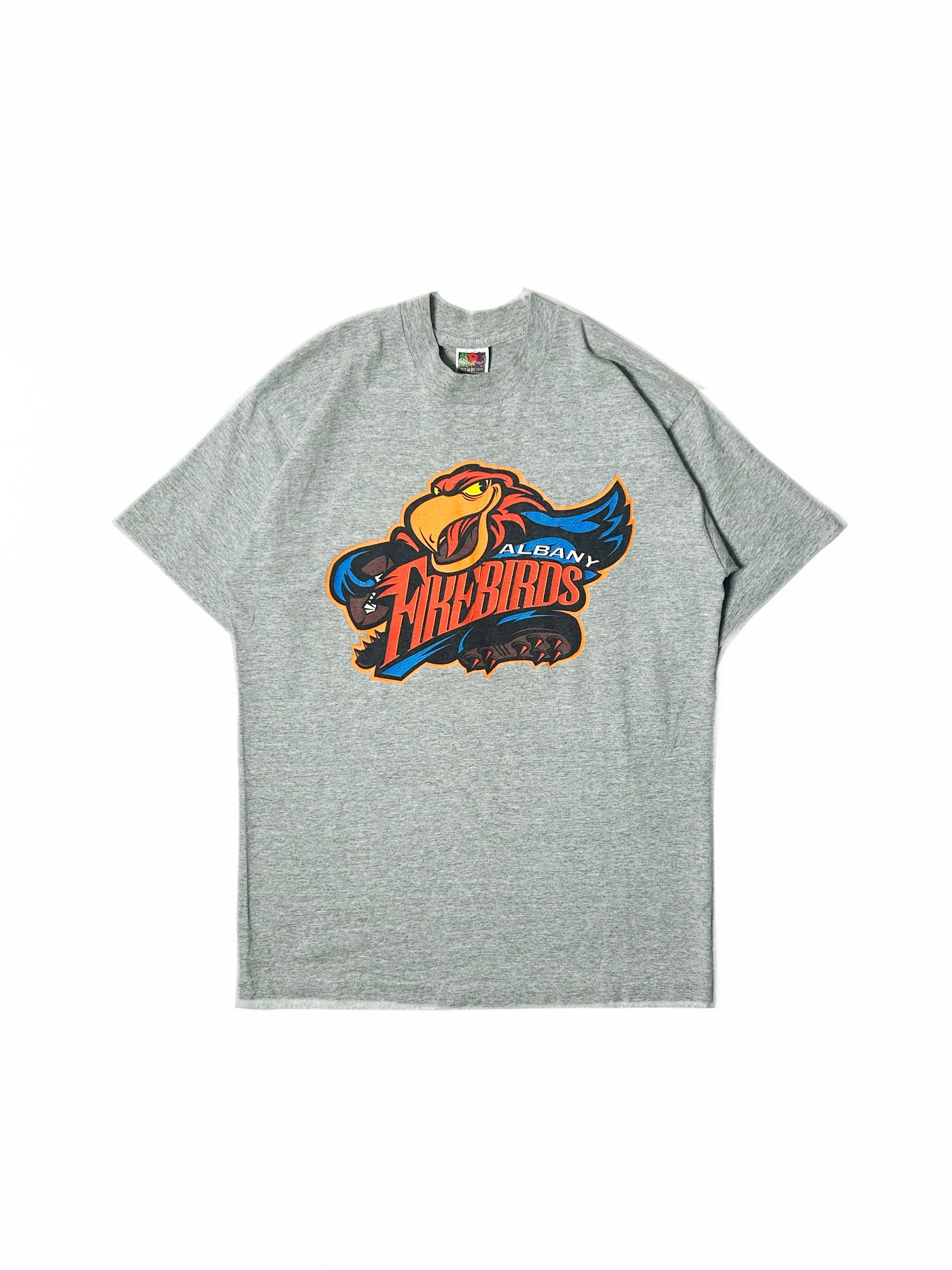 Vintage 90s Albany Firebirds Logo T-Shirt
