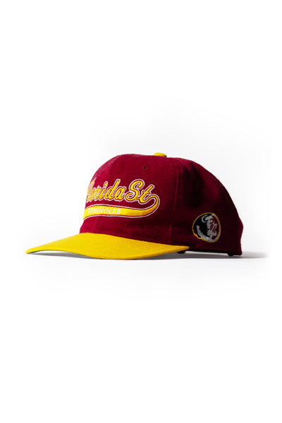 Vintage 90s Florida State Seminoles Wool Starter Snapback