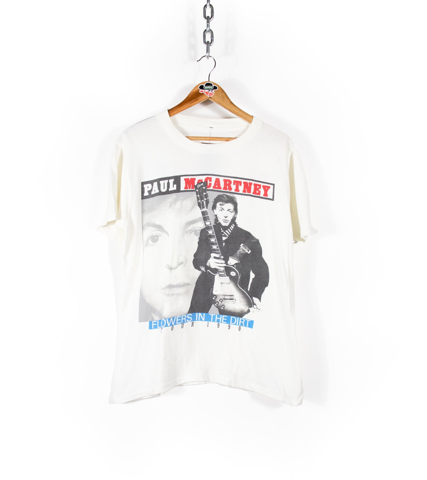 Vintage 1990 Paul McCartney Flower Dirt T-Shirt