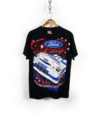 Vintage 1998 Ford Racing All Over Print T-Shirt