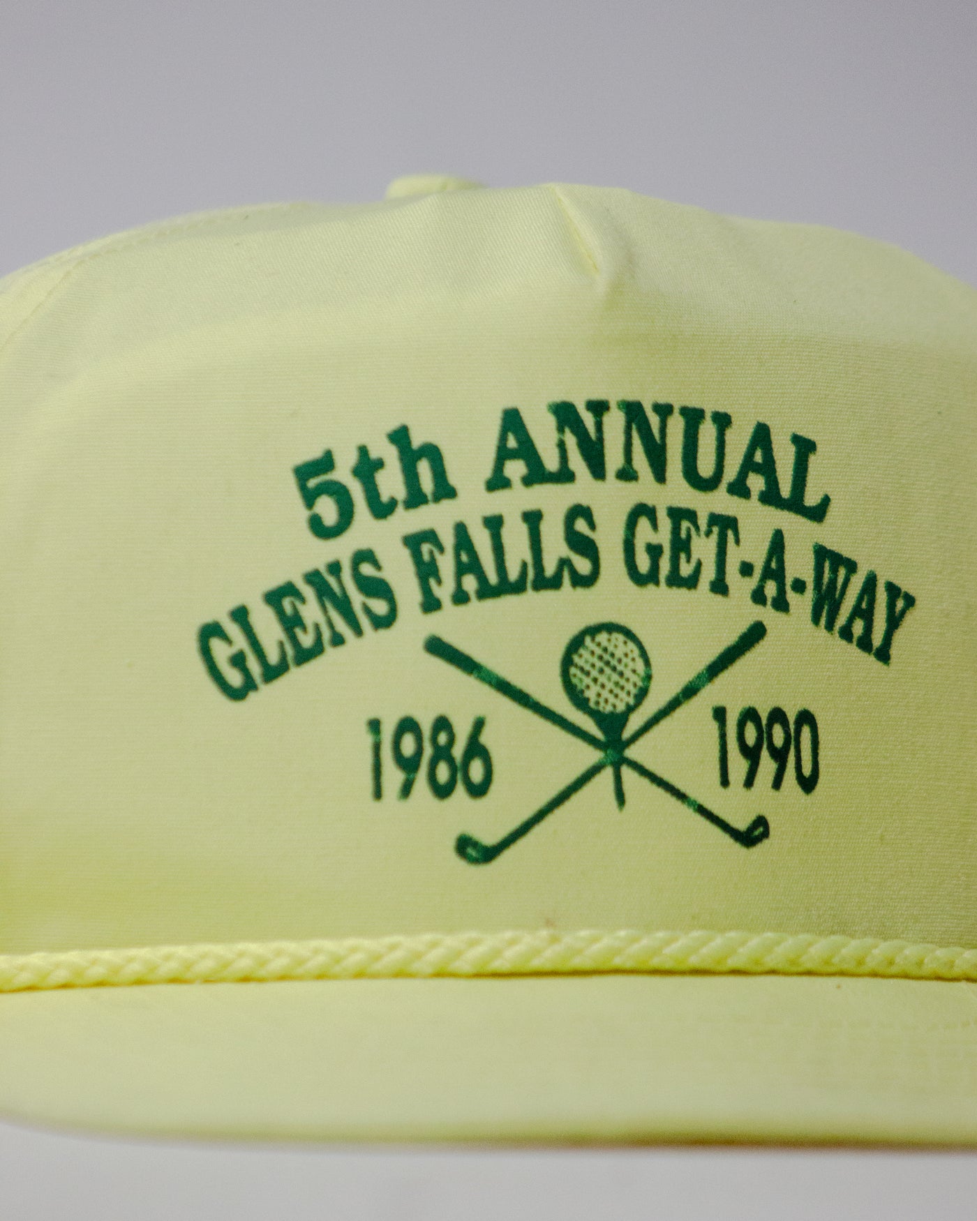 Vintage 1990 Glens Falls, NY Golf Snapback